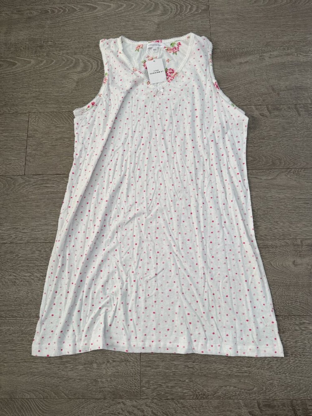 Carole Hochman Floral Gown Robe 2 Piece Pajama Set Womens L NWT
